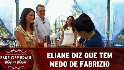 Eliane diz que tem medo de Fabrizio