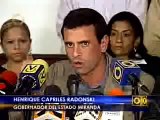 Henrique Capriles Radonski anunció que creará un sistema de salud paralelo