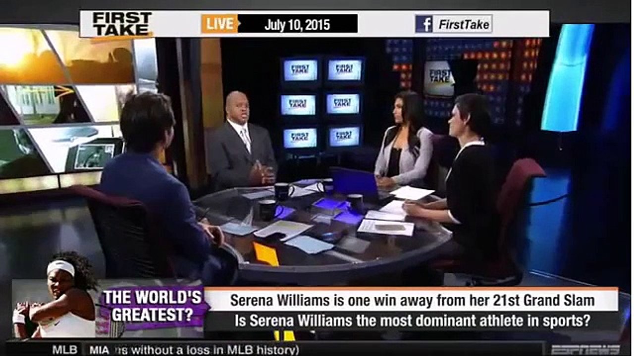 Is Serena Williams The Most Dominant Athlete In the World? - ESPN First Take