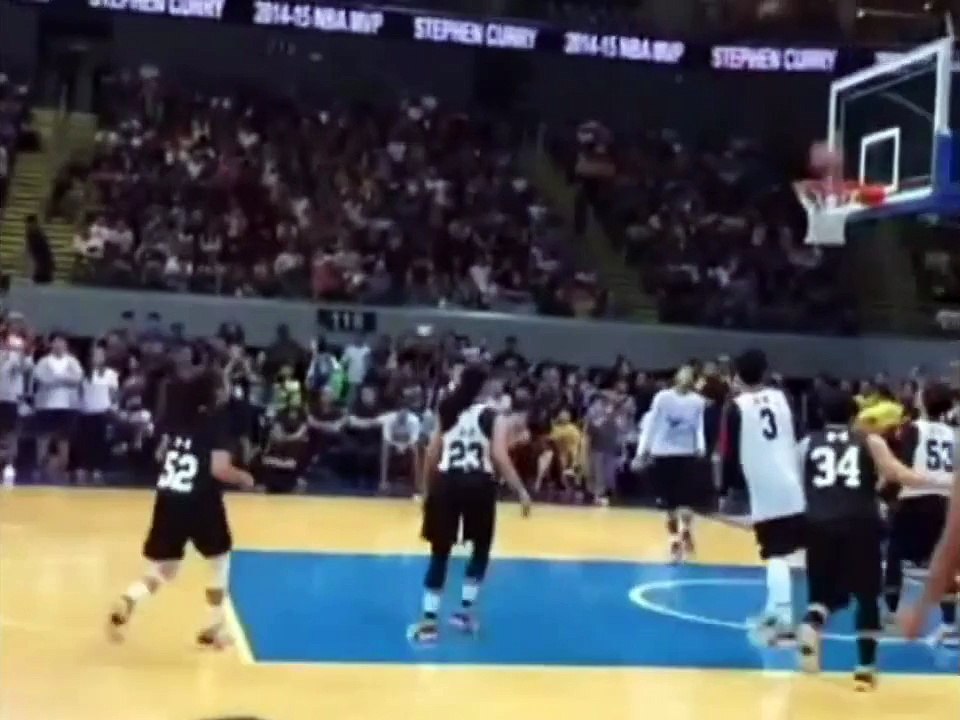 Stephen Curry in Manila 2015 Highlights at MOA Arena