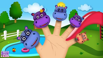 Animals Cartoons Finger Family Children Nursery Rhymes | Animals Finger Family Rhymes for Children