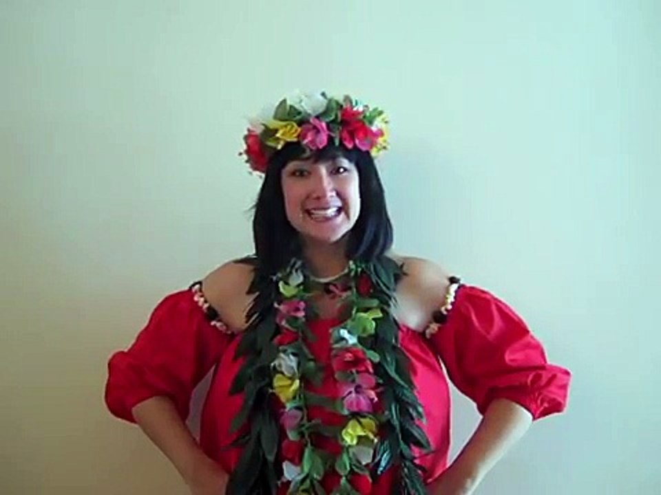 Holly Nagel "Hawaiian Rainbows" Hawaiian Seated Hula Dancing Fun for Kids