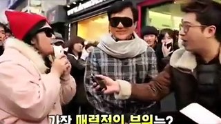 Jackie Chan 成龙 in Korea 2014 with fans (English Subs)