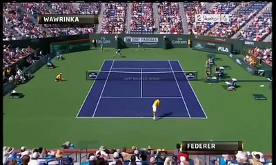 Federer VS Wawrinka Indian Wells - USA 2011