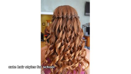 cute hair styles for school