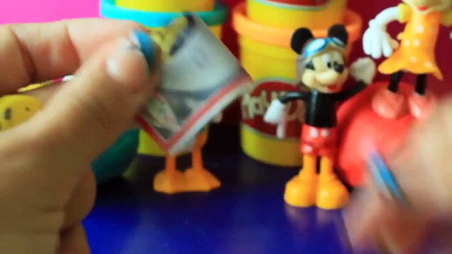 Play Doh Toys Kinder Eggs Disney Kinder Donald Duck And Daisy Duck, Cars Toys