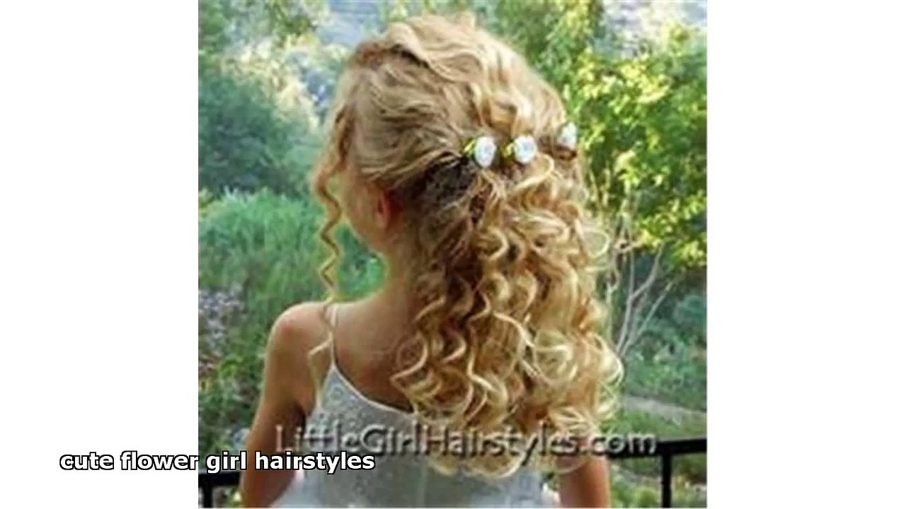 Cute Flower Girl Hairstyles Video Dailymotion