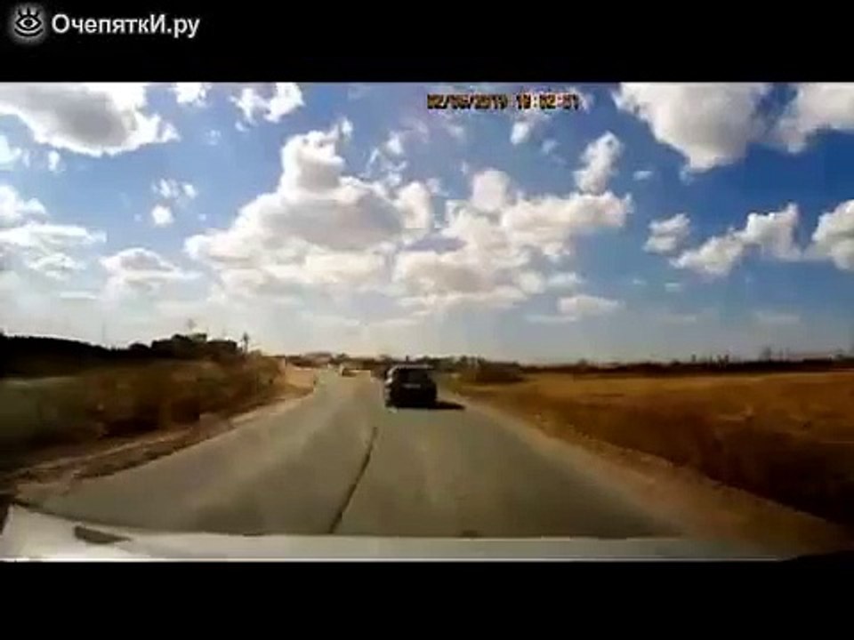 The door flew into the windshield!