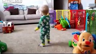 Cute Baby - A Baby Dancing in Front of the Camera - Funny Video