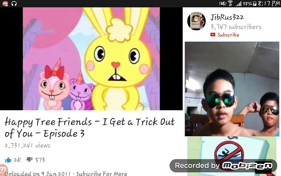 Happy Tree Friends - I Get a Trick Out Reaction