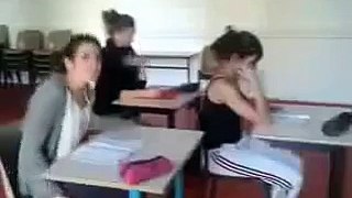 Girl fighting in class- 2015