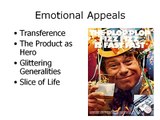 IDS 3332 - Impact of Media on Culture, Advertising Techniques-Emotional Appeals-Part 1
