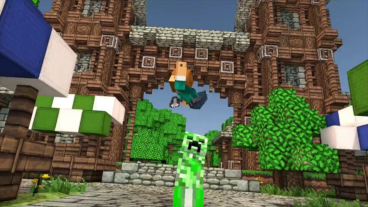 ♪CREEPER♪ - A Minecraft Parody of Pitbull - Timber (Music Video)