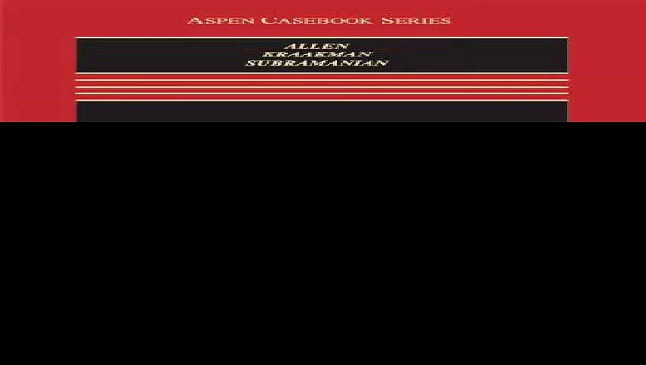 Commentaries and Cases on the Law of Business Organization Fourth Edition Aspen Casebook