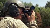 Soldiers Calibrate Tank Sights - M1A2 Abrams