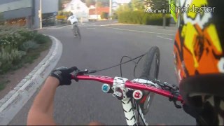 Downhill||police chase||wheelies