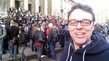 Leeds students' anti-cuts & rising tuition fees protest 24/11/10