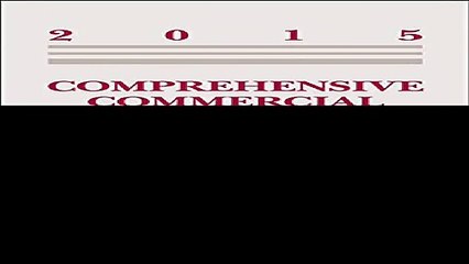 Comprehensive Commercial Law 2015 Statutory Supplement