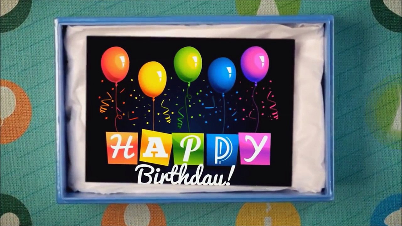 Happy Birthday To You ! - Instrumental Song - Birthday Greeting Video Cards for Friends, Family