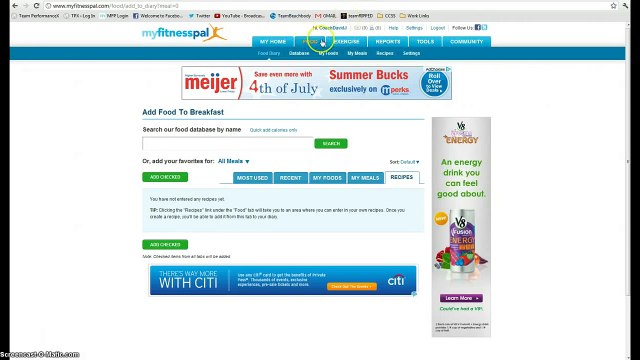 MyFitnessPal Set Up for P90X, P90X2, Insanity, Fat Loss - Coach David - TeamPerformanceX.com