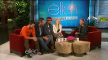 Adam Levine with Blake Shelton`s funny joke on adam - Ellen TV show - Part 2
