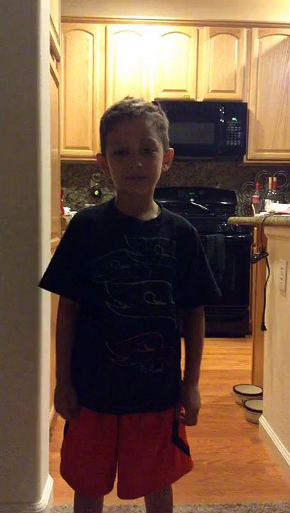 Kid singing weird song