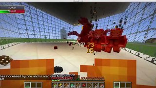 Minecraft:wolverine vs mobzilla