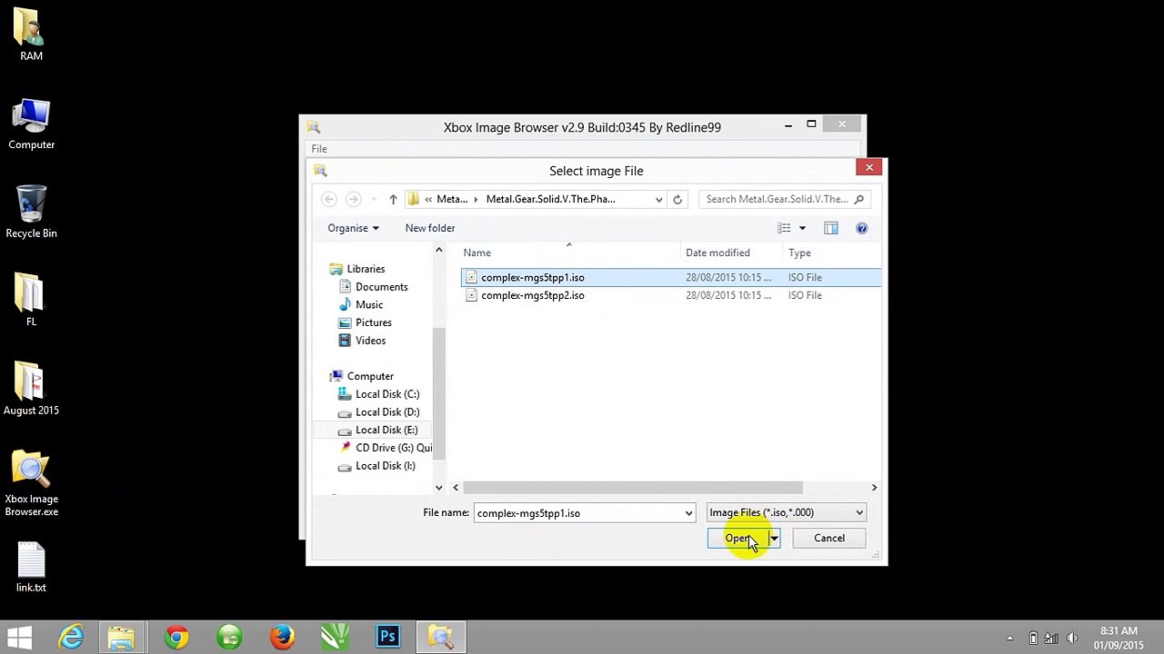 Metal Gear Solid V The Phantom Pain XBOX360 Jtag How To Work Install With iso2god Xbox Image Browser