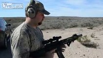 West Fork Armory Model-X 300 Blackout Machinegun Suppressed - Shooting both subsonic and super sonic