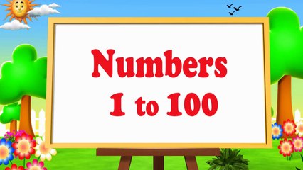 Learn Numbers Song 1 to 100 Counting  - Animation Numbers Rhymes for Children