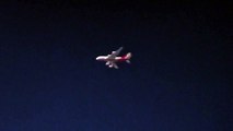 Asiana Airlines Airbus A380 cruising over my house