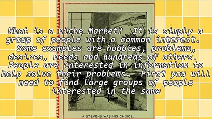 Niche Market Discovery