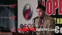 JuanMa Lopez responds to comments made by Wilfredo Vazquez Jr on ESPN (April 14th, 2011)