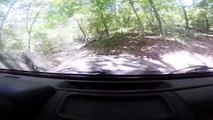Red and Yellow Tree/Carnage Canyon at KS Rocks Park, GoPro Hero in a Jeep TJ 09-06-2015