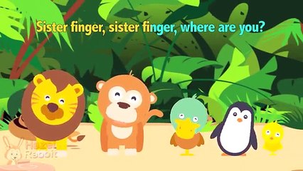 Daddy Finger Family Kids Songs Nursery Rhymes for Children Animals Baby