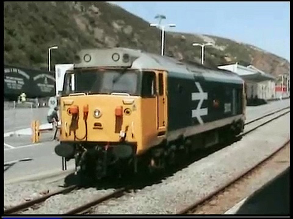 50049 runs round at Fishguard Harbour 15-07-06