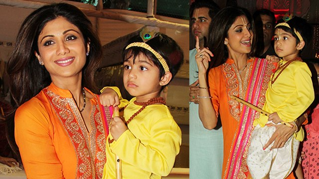 Shilpa Shetty Celebrates Gokulashtami With SON Vihaan | #LehrenTurns29