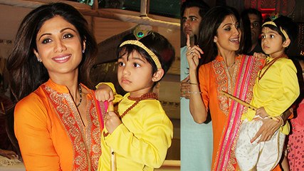 Shilpa Shetty Celebrates Gokulashtami With SON Vihaan | #LehrenTurns29