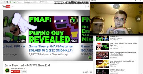 Matpat Fnaf Game theory with lil brother! [Part 1]