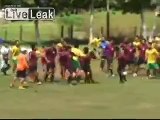 fighting in brazilian amateur football game