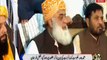 Fazal ur Rehman Furious & Upset at Operation Against Terrorism & Arrest of Corrupt Politicians & Bureaucrats.