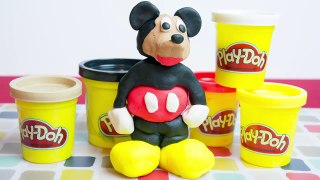 Mickey Mouse Clubhouse Play Doh   How to Make Mickey Mouse!