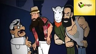 Seth Rollins & Wyatts in Arabian Cartoon