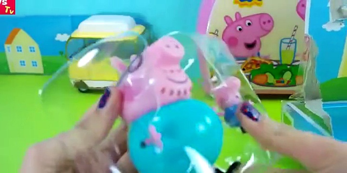 peppa pig unboxing toys daddy pig toy peppa george playset video [Full Episode]