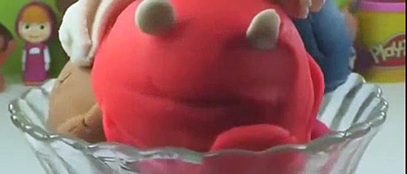 Play Doh Ice Cream Peppa Pig Masha i Medved, Dora the Explorer, Mickey Mouse [Full Episode]