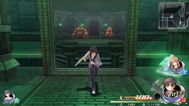 Tokyo Xanadu - Gameplay donjon