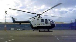 Despegue helicóptero Guardia Civil