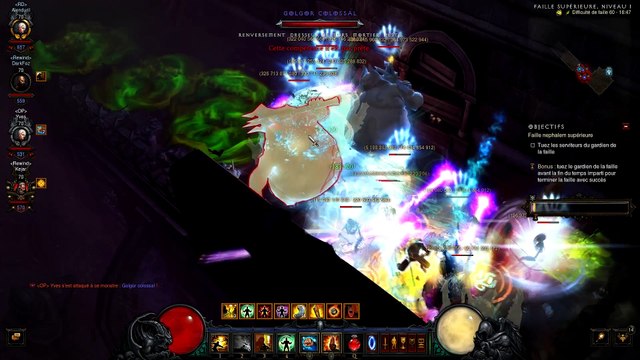 Diablo 3 Faille 60 en groupe Patch 2.3 Saison 4