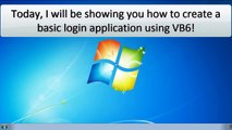How to create a simple login system in VB6