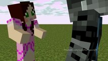 Pat and Jen Minecraft Animation Pigs Riding Horses! Lucky Block Mod
